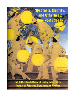 Spectacle, Identity, and Otherness:Nine Poets Speak