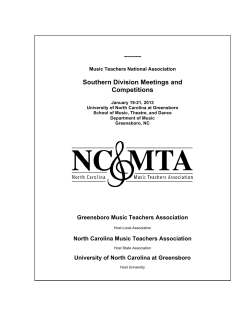 Southern Division Meetings and Competitions