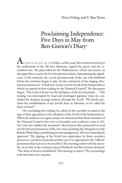 Proclaiming Independence: Five Days in May from Ben