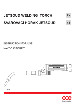 jetsoud welding torch svařovac&iacute; hoř&aacute;k jetsoud