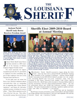 June 2010 - Louisiana Sheriffs` Association