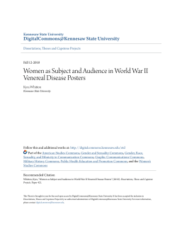 Women as Subject and Audience in World War II Venereal Disease