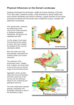 Physical Influences on the Dorset Landscape