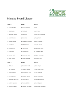 Minaska Sound Library - Wildlife Control Supplies