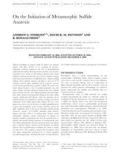 On the Initiation of Metamorphic Sulfide Anatexis