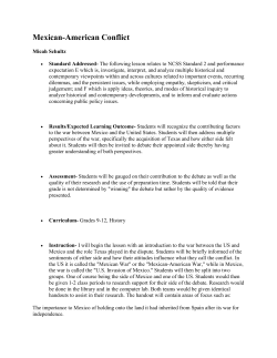 Mexican-American Conflict