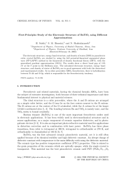 First-Principles Study of the Electronic Structure of BaTiO3 using