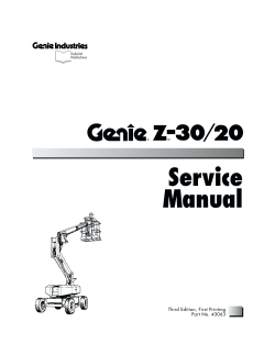 Service Manual - Genie Industries