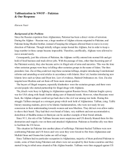 Talibanization in NWFP &ndash; Pakistan
