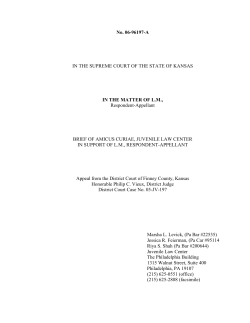 Brief of Amicus Curiae