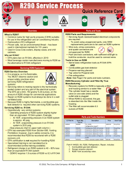 R290 Service Process - Coca