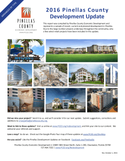 2016 Pinellas County Development Update