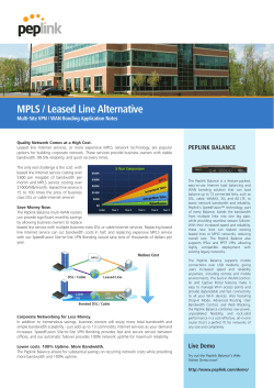 MPLS / Leased Line Alternative