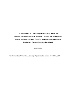 The Abundance of Low Energy Cosmic Ray Boron and Nitrogen