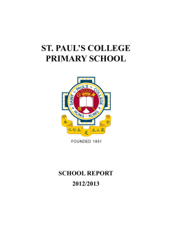 - St. Paul`s College Primary School