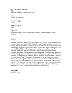 Maryland Insurance Co. v. Woods