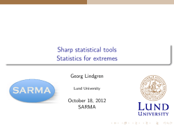 Slides - National Research Center for Statistics and the Environment