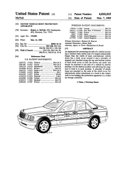 Motor vehicle body protection apparatus