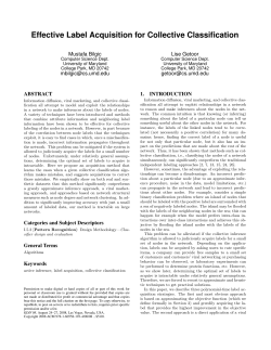Effective Label Acquisition for Collective Classification