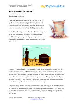the history of money