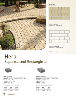 Square(0070) and Rectangle (0080)