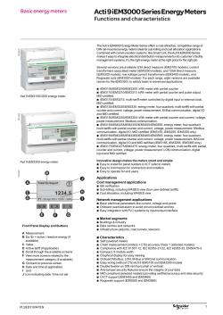Acti 9 iEM3000 Series Energy Meters