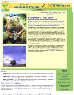 Making Weather-tracking Tools - Wikispaces