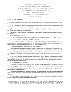 NJAC 5:14A - State of New Jersey
