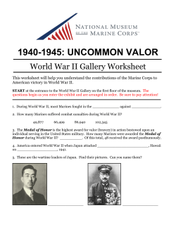 1940-1945: uncommon valor - National Museum of the Marine Corps