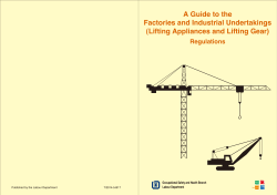 Lifting Appliances and Lifting Gear