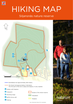 hiking map - Naturum Dalarna