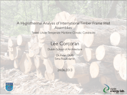 A hygrothermal analysis of international timber frame