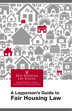 Fair Housing Law - John Marshall Law School