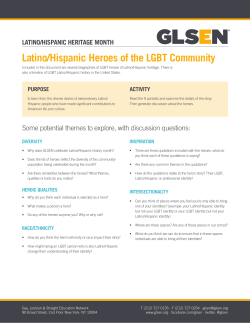 Latino/Hispanic Heroes of the LGBT Community