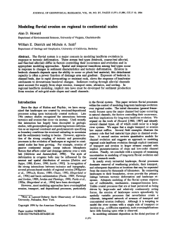 Modeling fluvial erosion on regional to continental scales