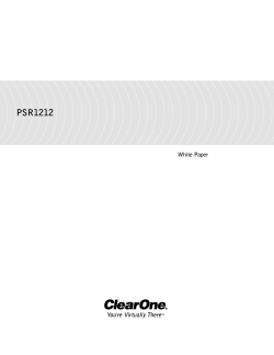 PSR1212 - ClearOne