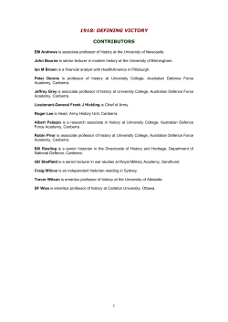 1918: defining victory