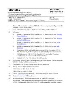 Residential Fall Protection Compliance Criteria