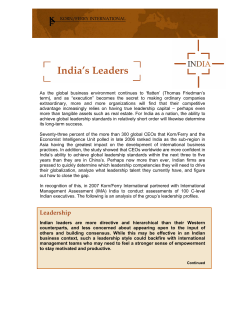India`s Leaders
