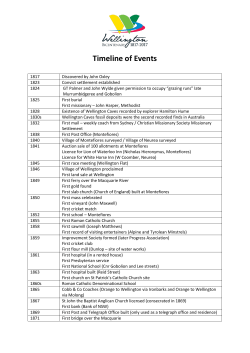 Timeline - Wellington 200