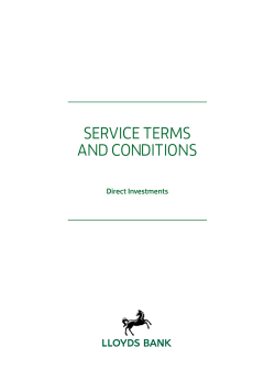 Terms and Conditions