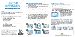 Hand Hygiene for Young Children