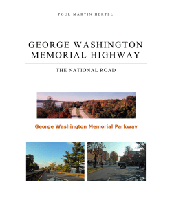 History of the George Washington Parkway