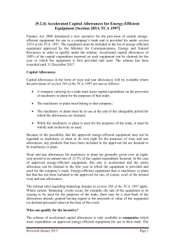 Part 09-02-04 - Accelerated Wear and Tear Allowances for