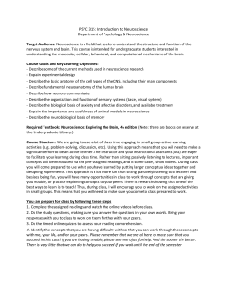 Introduction to Neuroscience