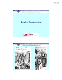 Lead in Construction - New England Lead Prevention