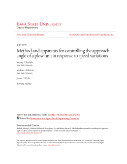 Method and apparatus for controlling the approach angle of a plow