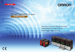 Smart Sensor - Omron Industrial Automation