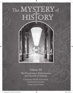 The Mystery of History