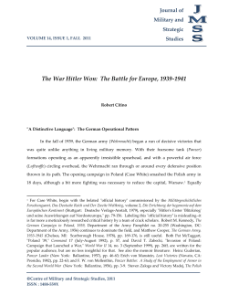 The War Hitler Won: The Battle for Europe, 1939-1941